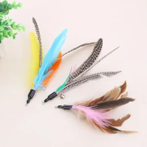 5pcs Colorful Feather  Wand