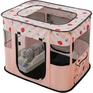 Portable Pet Cat Playpen