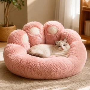 Paw-Shaped Pet Bed