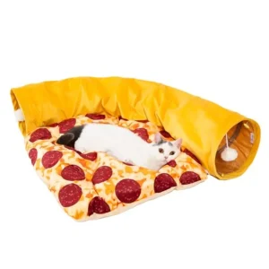Cat Tunnel Bed -Pizza Shape